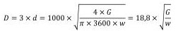 Формула расчета гидравлической стрелки.